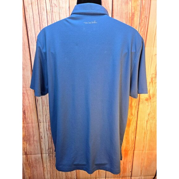 Travis Mathew Mens XL Polo Blue Pima Cotton Blend - Picture 2 of 7